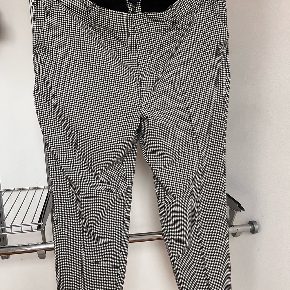 GAP Houndstooth Black and White Pants